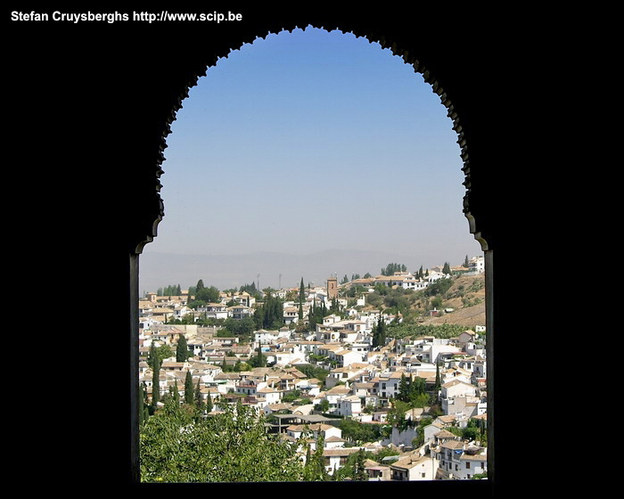 Granada - Alhambra - Generalife The Generalife are the wonderful gardens of the sultans. From the North pavilion you have a good view on El Albaicin, the old district of Granada. Stefan Cruysberghs